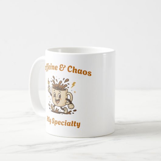 Fun Design Café Mug (Devant gauche)