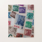 Fun design met Oost-Duitse postzegels Legpuzzel (Verticaal)