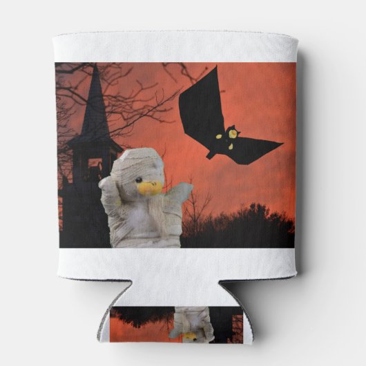 Fun design voor Halloween Blikjeskoeler (Achterkant)