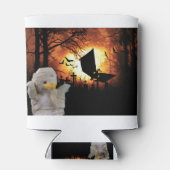 Fun design voor Halloween Blikjeskoeler (Achterkant)