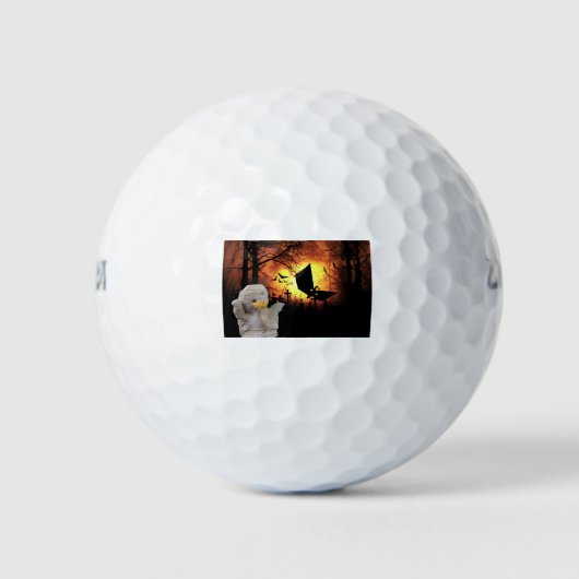 Fun design voor Halloween Golfballen (Voorkant)