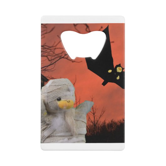 Fun design voor Halloween Kredietkaart Flessenopener (Voorkant)