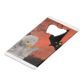 Fun design voor Halloween Kredietkaart Flessenopener (Voorkant Gekanteld)