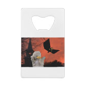 Fun design voor Halloween Kredietkaart Flessenopener (Achterkant)