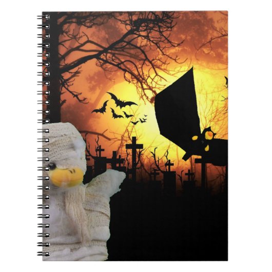 Fun design voor Halloween Notitieboek (Voorkant)