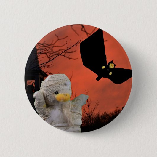 Fun design voor Halloween Ronde Button 5,7 Cm (Voorkant)