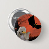 Fun design voor Halloween Ronde Button 5,7 Cm (Voorkant /achterkant)