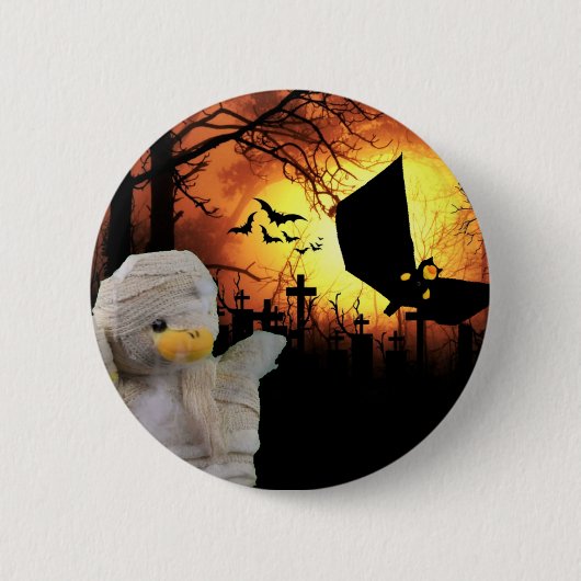 Fun design voor Halloween Ronde Button 5,7 Cm (Voorkant)