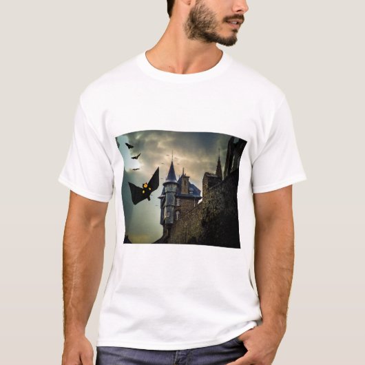 Fun design voor Halloween T-shirt (Voorkant)