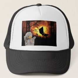 Fun design voor Halloween Trucker Pet
