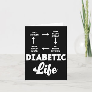 Fun Diabetische Type 1 Diabetes T1d Diabetes Aware Kaart