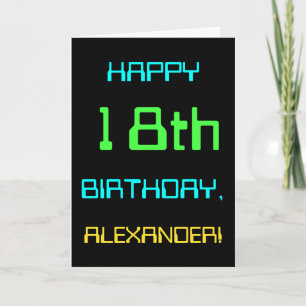 Fun Digital Computing 18th Birthday Kaart