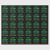 Fun Digital Computing Threaded 65th Birthday Cadeaupapier (Vlak)