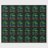 Fun Digital Computing Threaded 79th Birthday Cadeaupapier (Vlak)