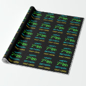 Fun Digital Computing Threaded 79th Birthday Cadeaupapier (Uitgerold)