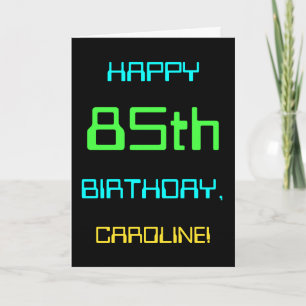 Fun Digital Computing Threaded 85th Birthday Kaart