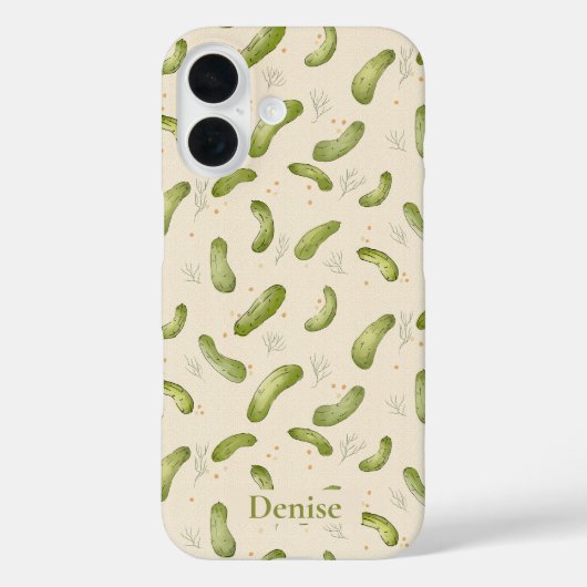 Fun Dill Pickle Pattern Case-Mate iPhone Case (Achterkant)