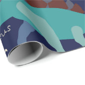 FUN DINOSAUR CHRISTMAS WRAPPINGPAPIER CADEAUPAPIER (Rol Hoek)