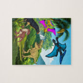 Fun Dinosaur Legpuzzel (Horizontaal)