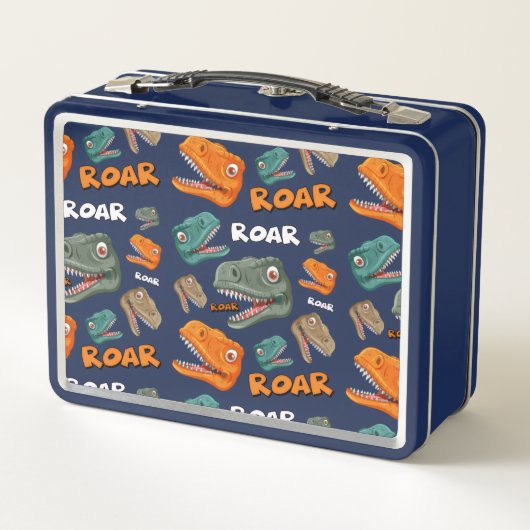 Fun dinosaur pattern for school kids (Achterkant)