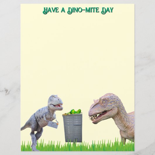Fun Dinosaur Stationery (Voorkant)