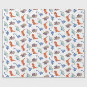 Fun Dinosaurs Cadeaupapier (Vlak)