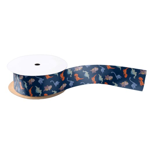 Fun Dinosaurs op Navy Blue Lint (Spoel)