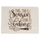 Fun 'Dit is het seizoen voor Baking Design Groot Cadeauzakje (Achterkant)