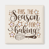 Fun 'Dit is het seizoen voor Baking Design Magneet (Voorkant)