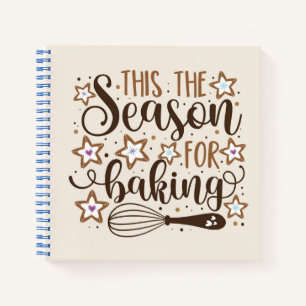 Fun 'Dit is het seizoen voor Baking Design Notitieboek