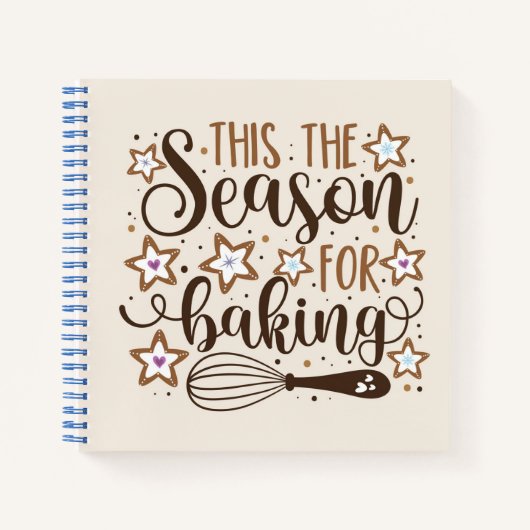Fun 'Dit is het seizoen voor Baking Design Notitieboek (Voorkant)