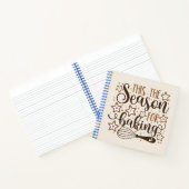 Fun 'Dit is het seizoen voor Baking Design Notitieboek (Binnen)