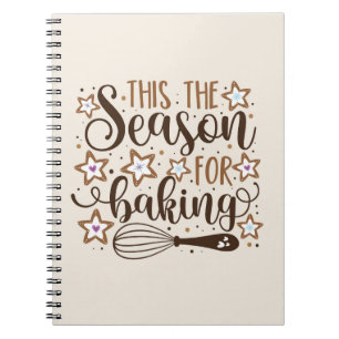 Fun 'Dit is het seizoen voor Baking Design Notitieboek