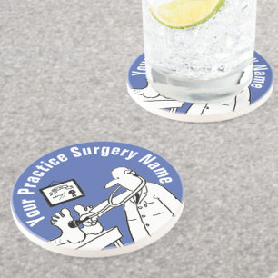 Fun Doctor avec Dessous de verre Stethoscope