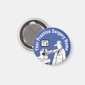 Fun Doctor met Stethoscoop Magneet (Voorkant / Achterkant)