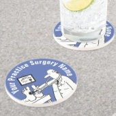 Fun Doctor met Stethoscoop-Onderzetter Zandsteen Onderzetter