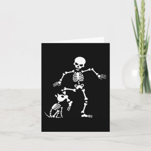 Fun Dog like botten Kostuum Halloween Kaart