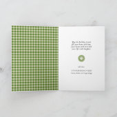 Fun Dog Paw Script JOY Modern Feestdagen Kaart (Binnen)