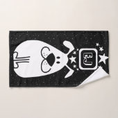 Fun Dog Personnalisé Conception Monogramme (Serviette à main)