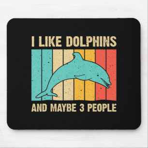 Fun Dolphin Design for Men Women Dolphin Lover Bel Muismat