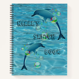 Fun Dolphins en Bubbles Notitieboek