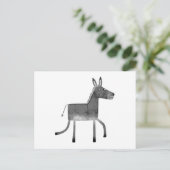 Fun Donkey Briefkaart (Staand voorkant)