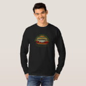 Fun Dont Let Friends Fish Alone Salmon Fishing Pre T-shirt (Voorkant volledig)