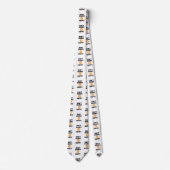 Fun DON'T WORRY B(ITCOIN) HAPPY BITCOIN Stropdas (Voorkant)