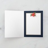 Fun Doodle Floral | Carte de vacances photo (Intérieur)