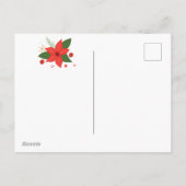 Fun Doodle Floral | Carte de vacances photo (Dos)