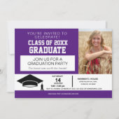 Fun Drive By Party 2020 Graduation Faire-part (Devant)