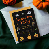 Fun éffrayant Halloween party Invitation