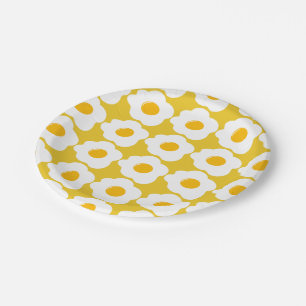 Fun egg Breakfast-verzamelpapier bord