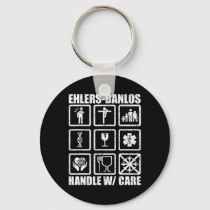 Fun Ehlers Danlos Syndrome Awareness Gift Mannen V Sleutelhanger